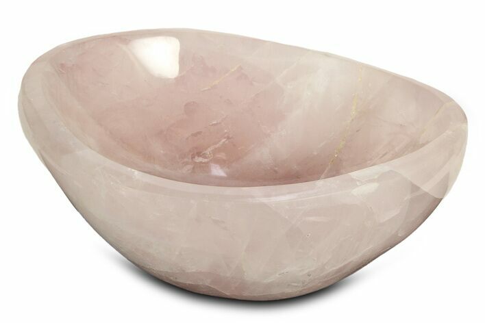 Polished Rose Quartz Bowl #304630